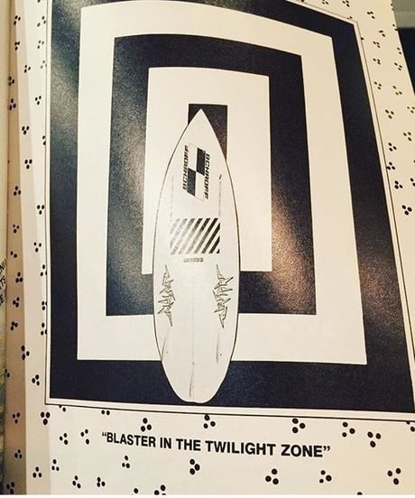 5'8" Circa 80's HIGH PERFORMANCE  "Magret" Air brushed & Hand shaped by Peter Schroff
