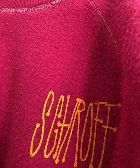 VINTAGE RAGLAN SWEAT SHIRTS  　　Pink