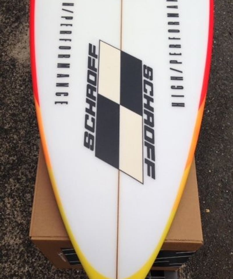 Blaster サーフボード 5'11\" オレンジ/ホワイト Blaster サーフボード 5'11