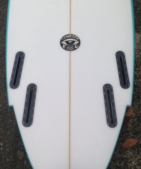 6'2"  HIGH  PERFORMANCE  "Peny" Air brushed & Hand shaped by Peter Schroff