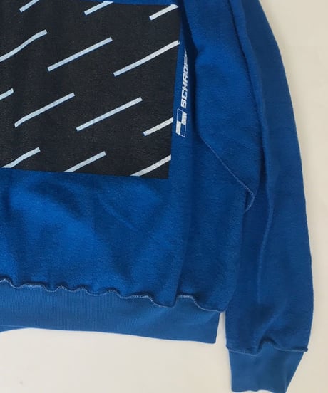 Vintage raglan sweat shirts  Blue