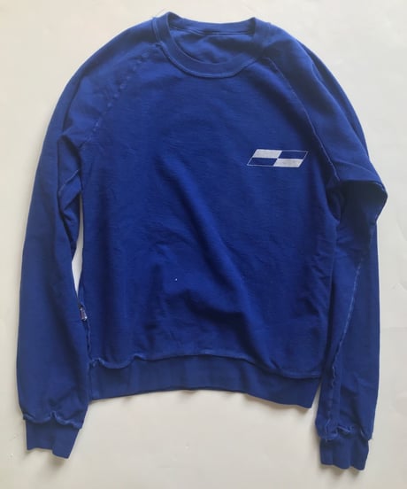 Vintage raglan sweat shirts Royal blue