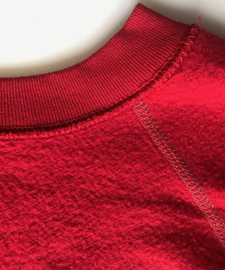 Vintage raglan sweat shirts Red