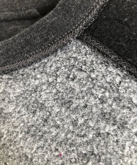 VINTAGE RAGLAN SWEAT SHIRTS  　　Bk x H/Gray