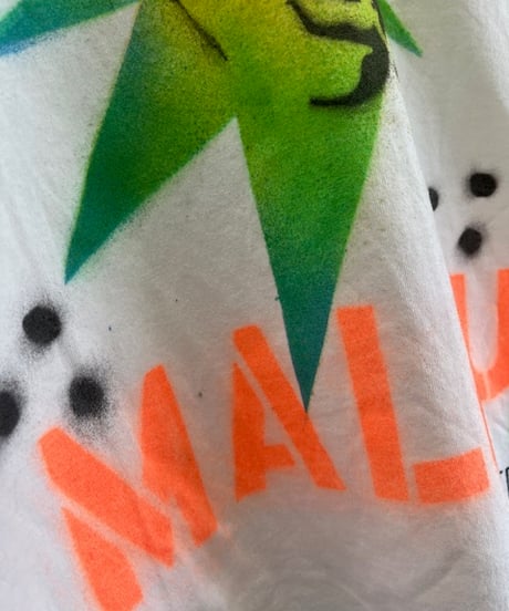 STENCILED "DORA" TEE (White) M