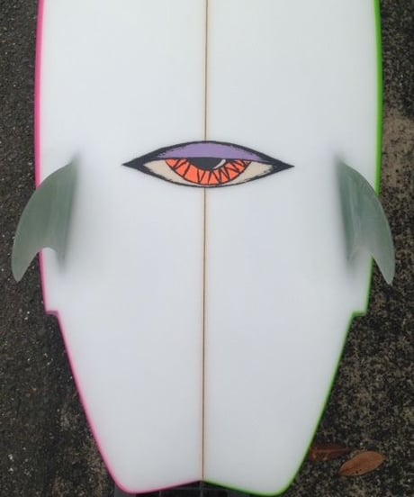 5'5" Circa 80's  HIGH  PERFORMANCE  "Betty" Air brushed & Hand shaped by Peter Schroff