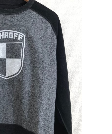 VINTAGE RAGLAN SWEAT SHIRTS  　　Bk x H/Gray
