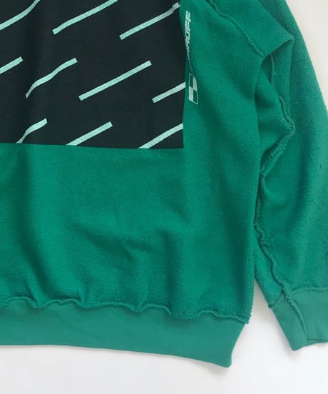 Vintage raglan sweat shirts Kelly green