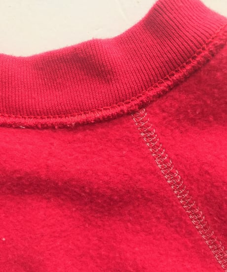Vintage raglan sweat shirts Red