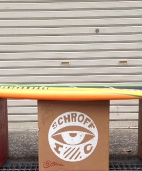 5'8" BLASTER "Carrie" Air brushed & Hand shaped by Peter Schroff