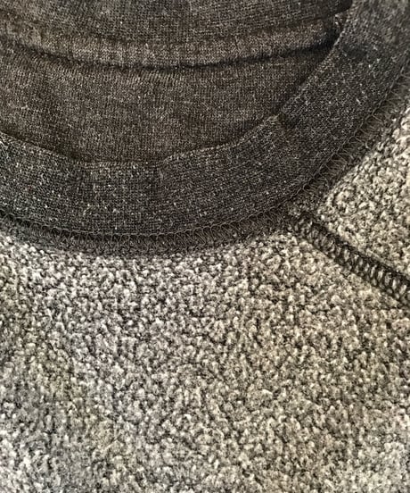 Vintage raglan 80's sweat shirts Dark gray