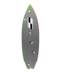 6'2" Circa 80's  HIGH  PERFORMANCE  "Tommy" Air brushed & Hand shaped by Peter Schroff