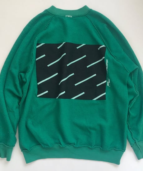 Vintage raglan sweat shirts Kelly green
