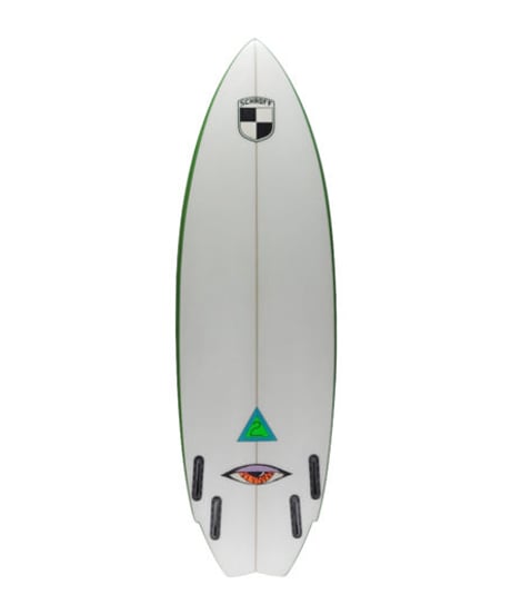 5'8"USED BOARD 　　　　HIGHPERFORMANCE  "Penny"    Air brushed & Hand shaped by Peter Schroff