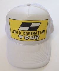 TRUCKER mesh CAP  "WD TOUR"  （White）