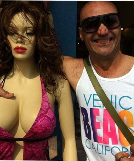 "VENICE BEACH"  Tank Top-Shirts  （White）