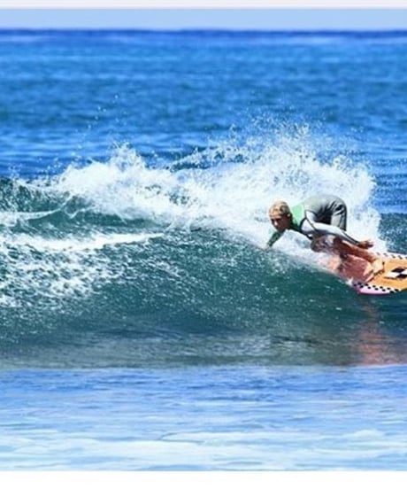 5'4" HIGH  PERFORMANCE  "TAMMA"  Air brushed & Hand shaped by Peter Schroff