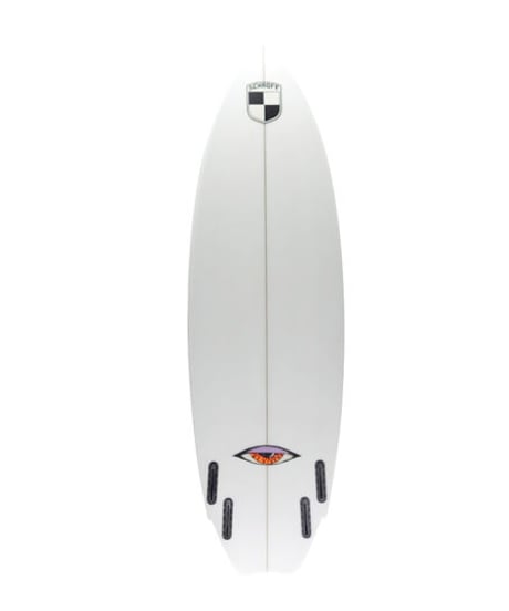 5'11"  HIGH  PERFORMANCE  "Ginger" Air brushed & Hand shaped by Peter Schroff