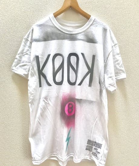 Stenciled Tee shirts "KOOK 8 BALL" Limited