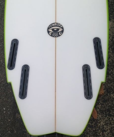 5'11"  HIGH  PERFORMANCE  "Iren" Air brushed & Hand shaped by Peter Schroff
