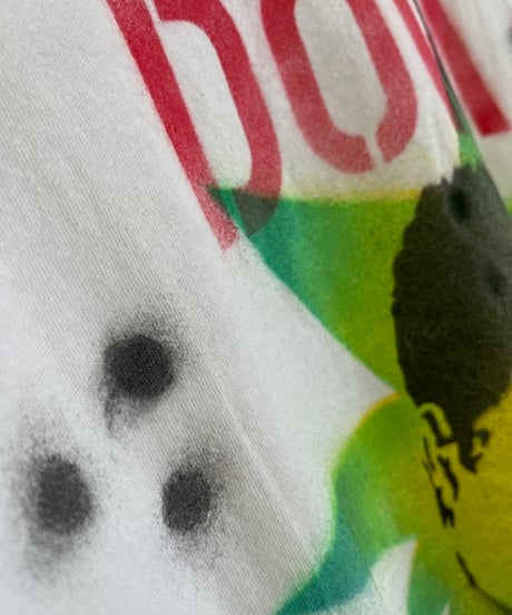 STENCILED "DORA" TEE (White) M