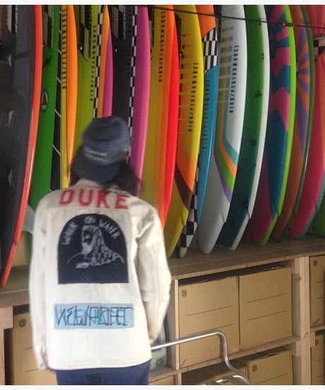 5'8" Circa 80's HIGH PERFORMANCE  "Magret" Air brushed & Hand shaped by Peter Schroff