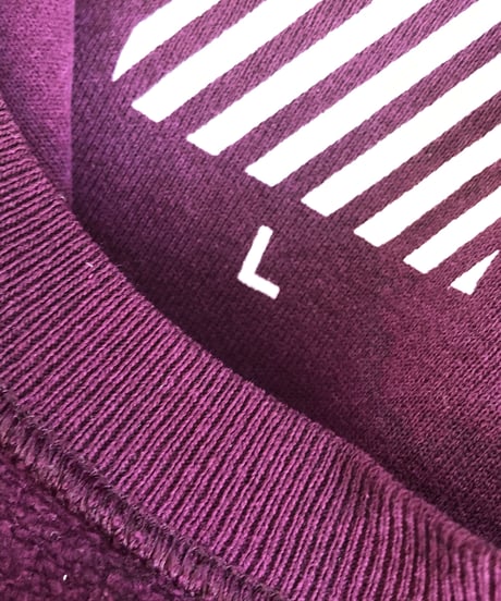 VINTAGE RAGLAN SWEAT SHIRTS  Plum