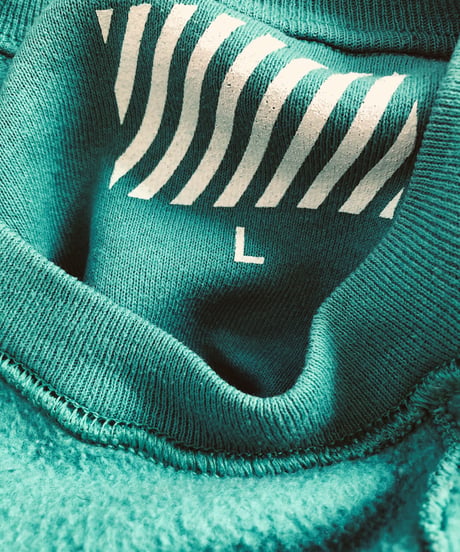 Vintage raglan sweat shirts    lt green
