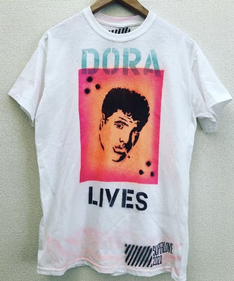 DORA "da CAT" stenciled Tee shirts