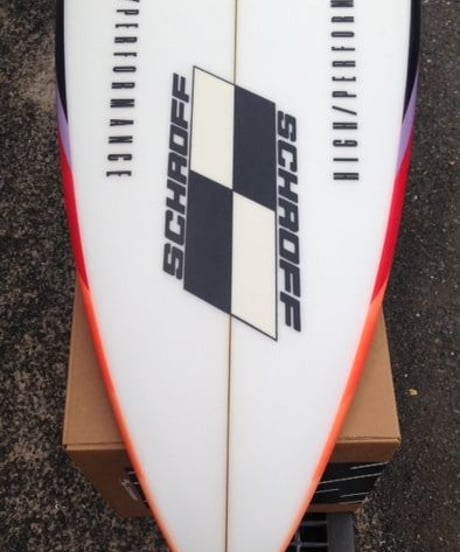6'4" BLASTER  "Mary Jane" Air brushed & Hand shaped by Peter Schroff