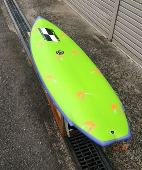 5'11" Circa 80's HIGH PERFORMANCE  "Sally" Air brushed & Hand shaped by Peter Schroff