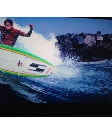 5'8"USED BOARD 　　　　HIGHPERFORMANCE  "Penny"    Air brushed & Hand shaped by Peter Schroff