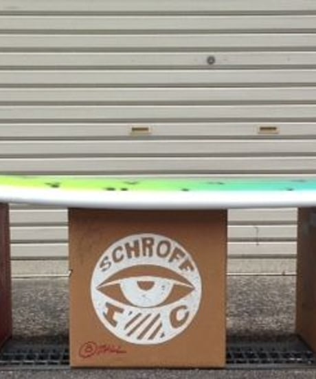 5'11"  HIGH  PERFORMANCE  "Ginger" Air brushed & Hand shaped by Peter Schroff