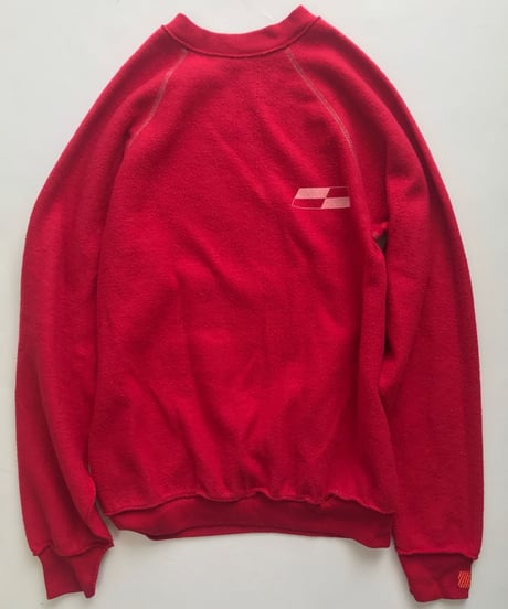 Vintage raglan sweat shirts Red