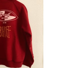 Vintage raglan sweat shirts   Red