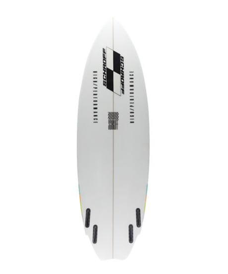 5'4" HIGH  PERFORMANCE  "TAMMA"  Air brushed & Hand shaped by Peter Schroff