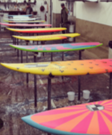 5'8"USED BOARD 　　　　HIGHPERFORMANCE  "Penny"    Air brushed & Hand shaped by Peter Schroff