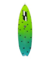 5'11"  HIGH  PERFORMANCE  "Ginger" Air brushed & Hand shaped by Peter Schroff