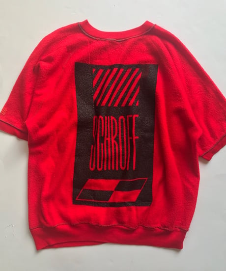 Vintage raglan sweat shirts   Red