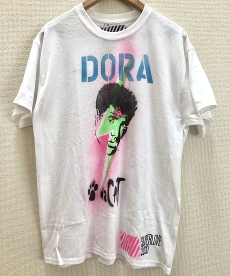 DORA "da CAT" stenciled Tee shirts