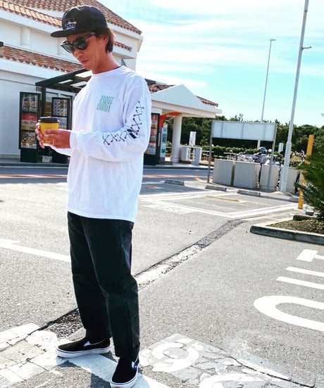 CROSS BONE Long sleeve Tee shirts
