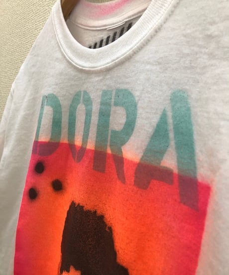 DORA "da CAT" stenciled Tee shirts