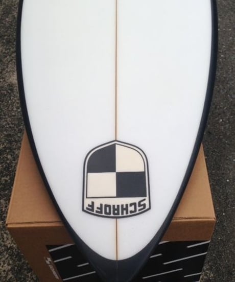 5'8" Circa 80's HIGH PERFORMANCE  "Magret" Air brushed & Hand shaped by Peter Schroff