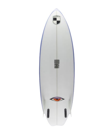 5'11" Circa 80's HIGH PERFORMANCE  "Sally" Air brushed & Hand shaped by Peter Schroff