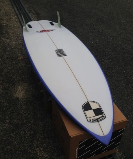 5'11" Circa 80's HIGH PERFORMANCE  "Sally" Air brushed & Hand shaped by Peter Schroff