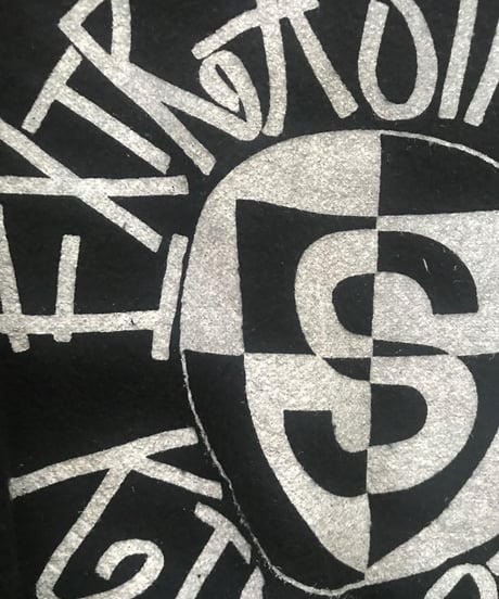 Vintage raglan sweat shirts Black