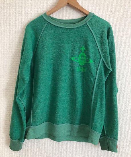 VINTAGE RAGLAN SWEAT SHIRTS   　　H/green
