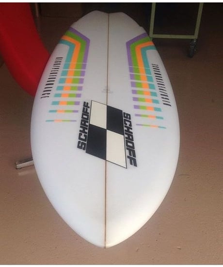 6'0'' HIGH PERFORMANCE    "Brenda"  Air brushed & Hand shaped by Peter Schroff