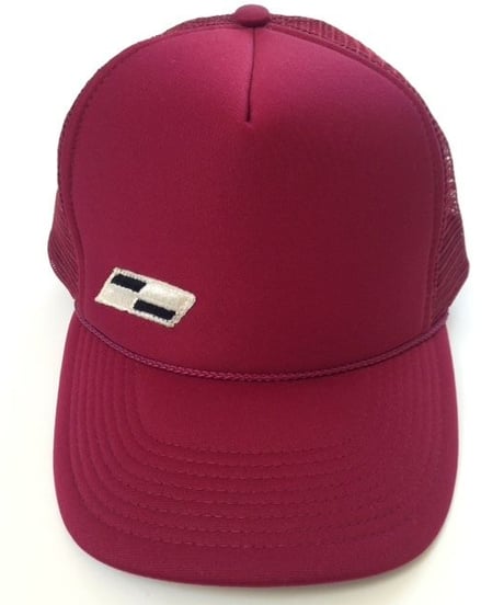 TRUCKER mesh CAP  "Classic Patch"  （Burgundy）