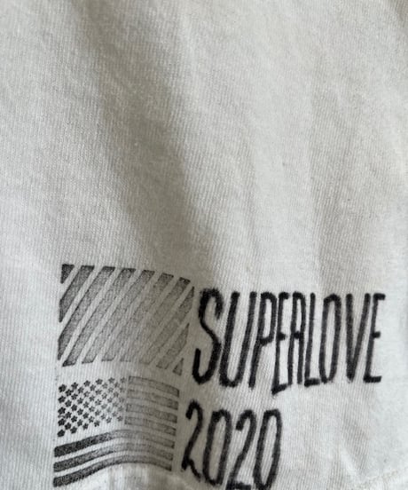SATENCILED "DORA"TEE (White) M